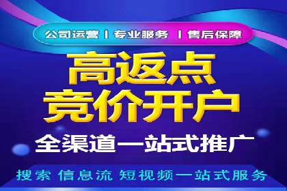 竞价开户推广案例实战案例分析